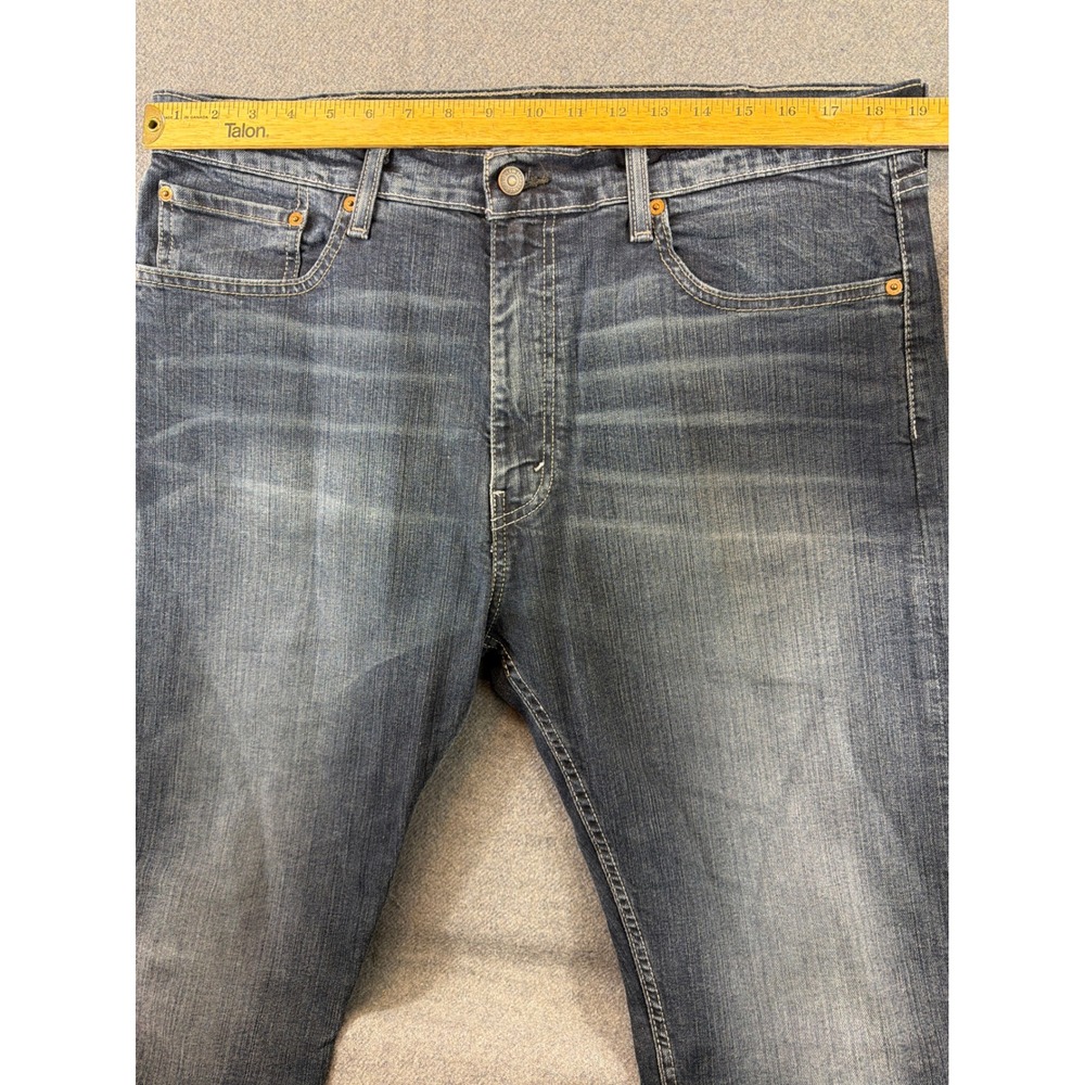 Levi's 505 Regular Fit Jeans Mens 38x31 Blue Medium Wash Straight Leg Denim - Picture 7 of 11
